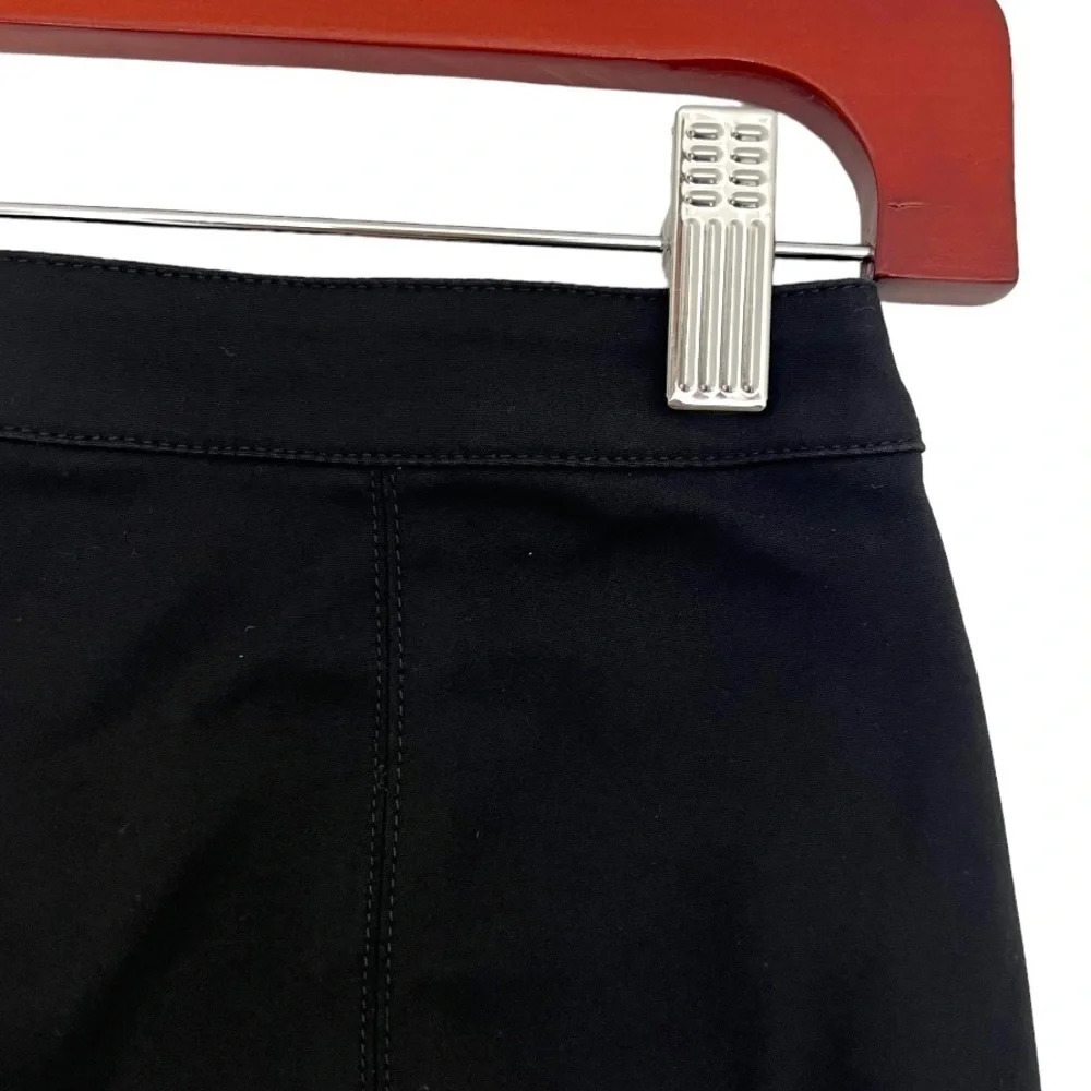 ST. JOHN COLLECTION Ankle Zip Pants Slim Fit Black High Waist Preppy Chic size 0 - Picture 5 of 11